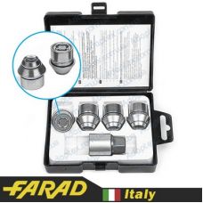 Аксесуари Секретные гайки 12х1,5 L33 Конус Вращающееся кольцо Farad Starlock Ford (2 keys)